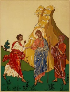 04 Gesù risorto in cammino con i discepoli di Emmaus