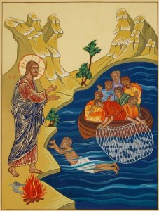 09 Gesù risorto appare agli apostoli presso il lago di Tiberiade